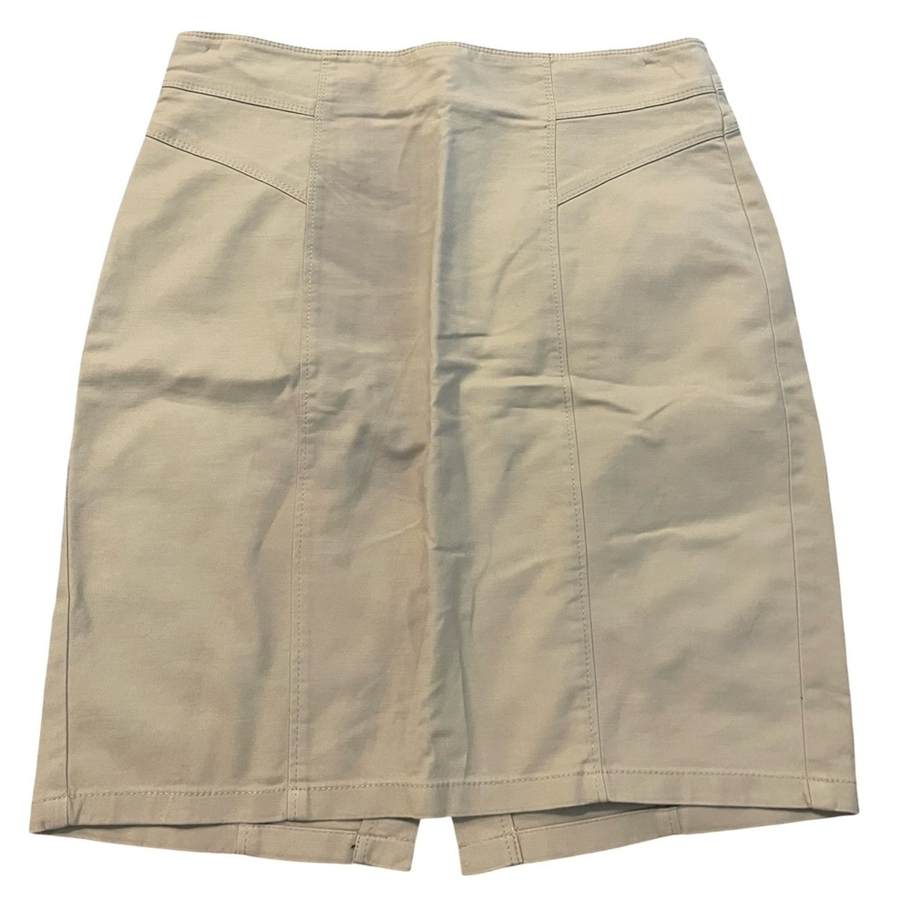Ann Taylor khaki pencil skirt 8P